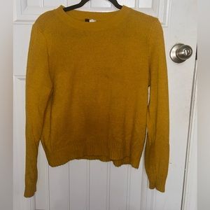 H&M Yellow Sweater Top- Size: Medium